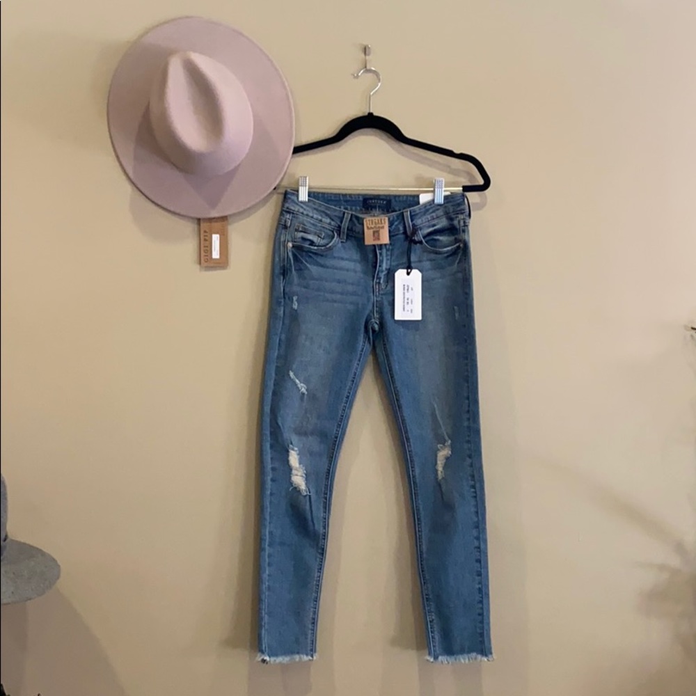 Just USA distressed denim